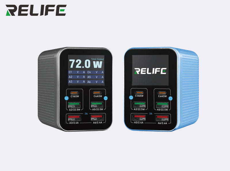 Load image into Gallery viewer, [Q4] RELIFE 72W Smart 6-Port Fast Charger
