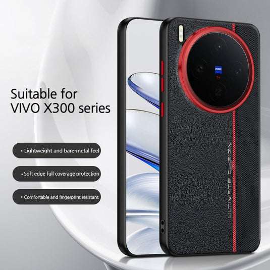 Vivo X300/Pro - Business Leather Full-Cover Shockproof Protective Case - i-Station Mobile Phone & Electronic Device Repair and Accessories