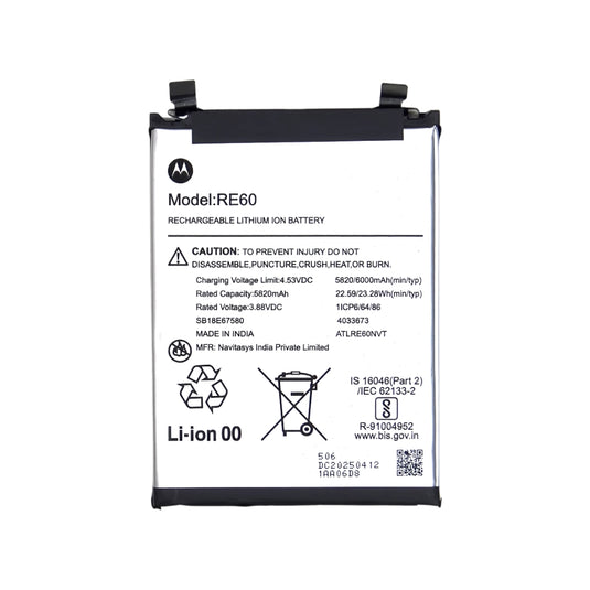 [RE60] Motorola Edge 60 Pro (XT2507-1) - Replacement Battery