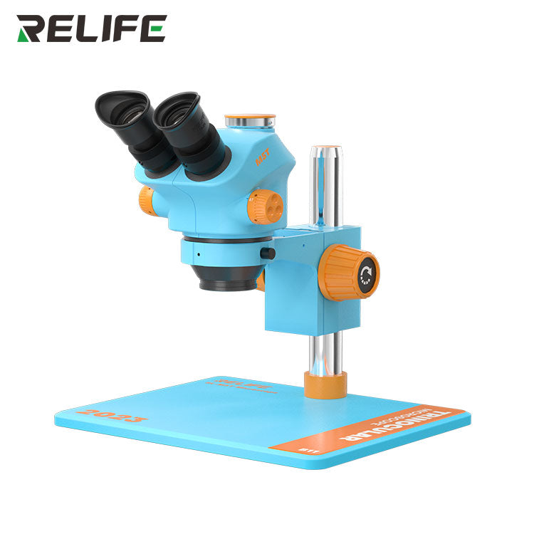 Chargez l&#39;image dans la visionneuse de la galerie, [RL-M5T-B11] RELIFE Trinocular 7-50X Continuous Zoom HD Optical Trinocular Microscope - Polar Tech Australia
