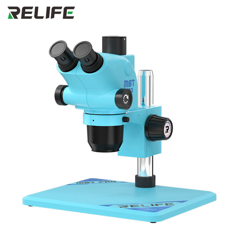 Chargez l&#39;image dans la visionneuse de la galerie, [RL-M6T Pro-B11 ] RELIFE Trinocular 6.5-65X Continuous Zoom HD Optical Trinocular Microscope - Polar Tech Australia
