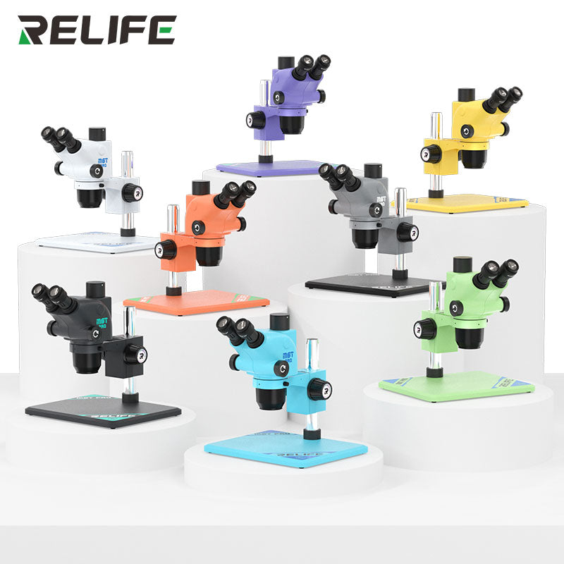 Chargez l&#39;image dans la visionneuse de la galerie, [RL-M6T Pro-B11 ] RELIFE Trinocular 6.5-65X Continuous Zoom HD Optical Trinocular Microscope - Polar Tech Australia

