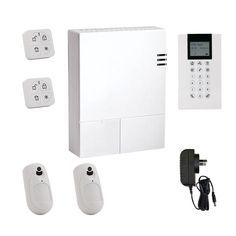[RKWCP10A] RISCO WiComm Pro Alarm Kit with Wireless Panda Keypad 2x ...