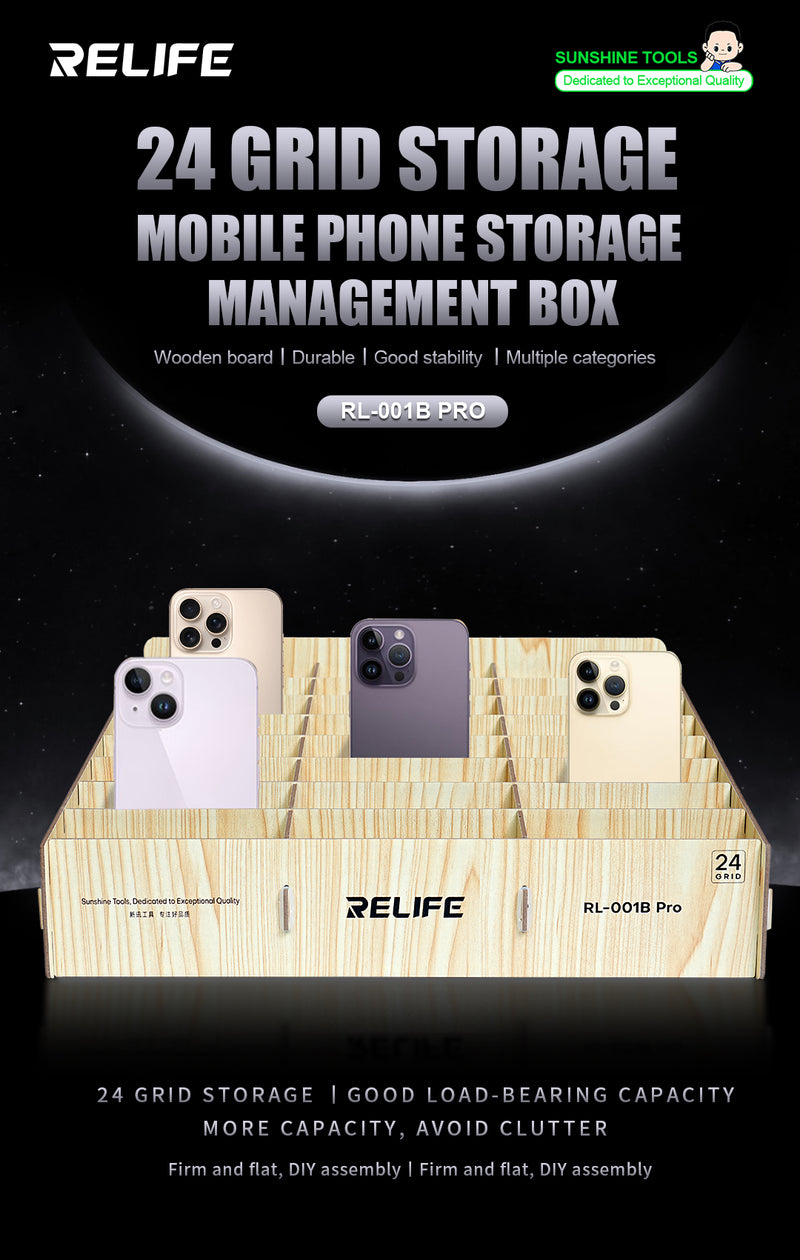 Load image into Gallery viewer, [RL-001B] 24-Grid Mobile Phone Storage Box - Polar Tech Australia
