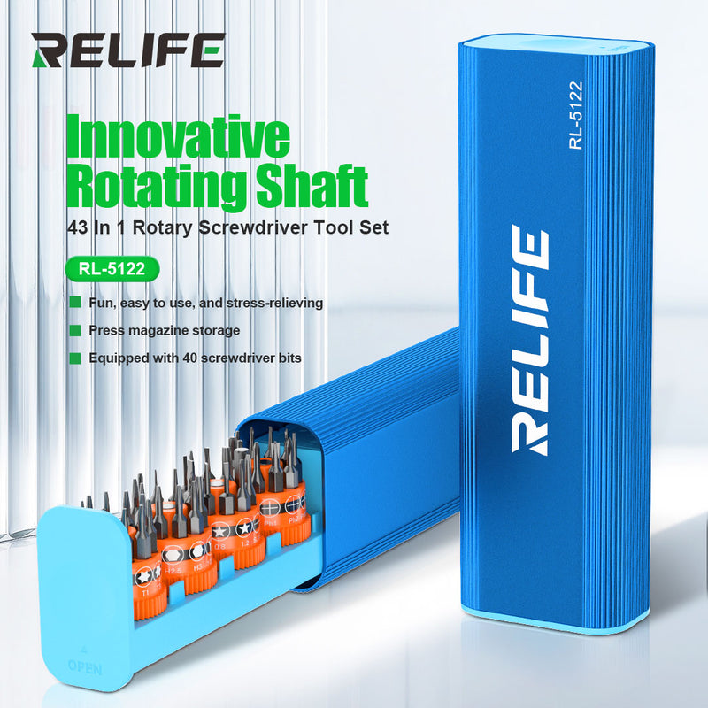 Load image into Gallery viewer, [RL-5122] RELIFE 43-in-1 Rotary Screwdriver Tool Set - Polar Tech Australia

