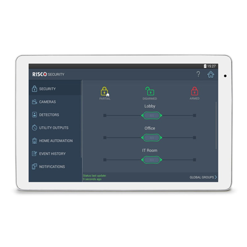Load image into Gallery viewer, [RP432KPT000A] RISCO RisControl 8&quot; Touchscreen Keypad Suits LightSYS+ and LightSYS2 - Polar Tech Australia
