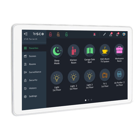 [RP432KPTZAUA] RISCO RisControl Alarm and Smart Home Controller Touchscreen Keypad with Z-Wave Gateway - Polar Tech Australia