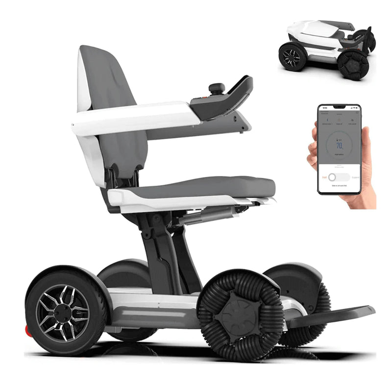 Load image into Gallery viewer, Electric Automatic Folding All-Terrain Smart Powerchair Portable Lightweight Power Wheelchair Smart App Control - Polar Tech Australia
