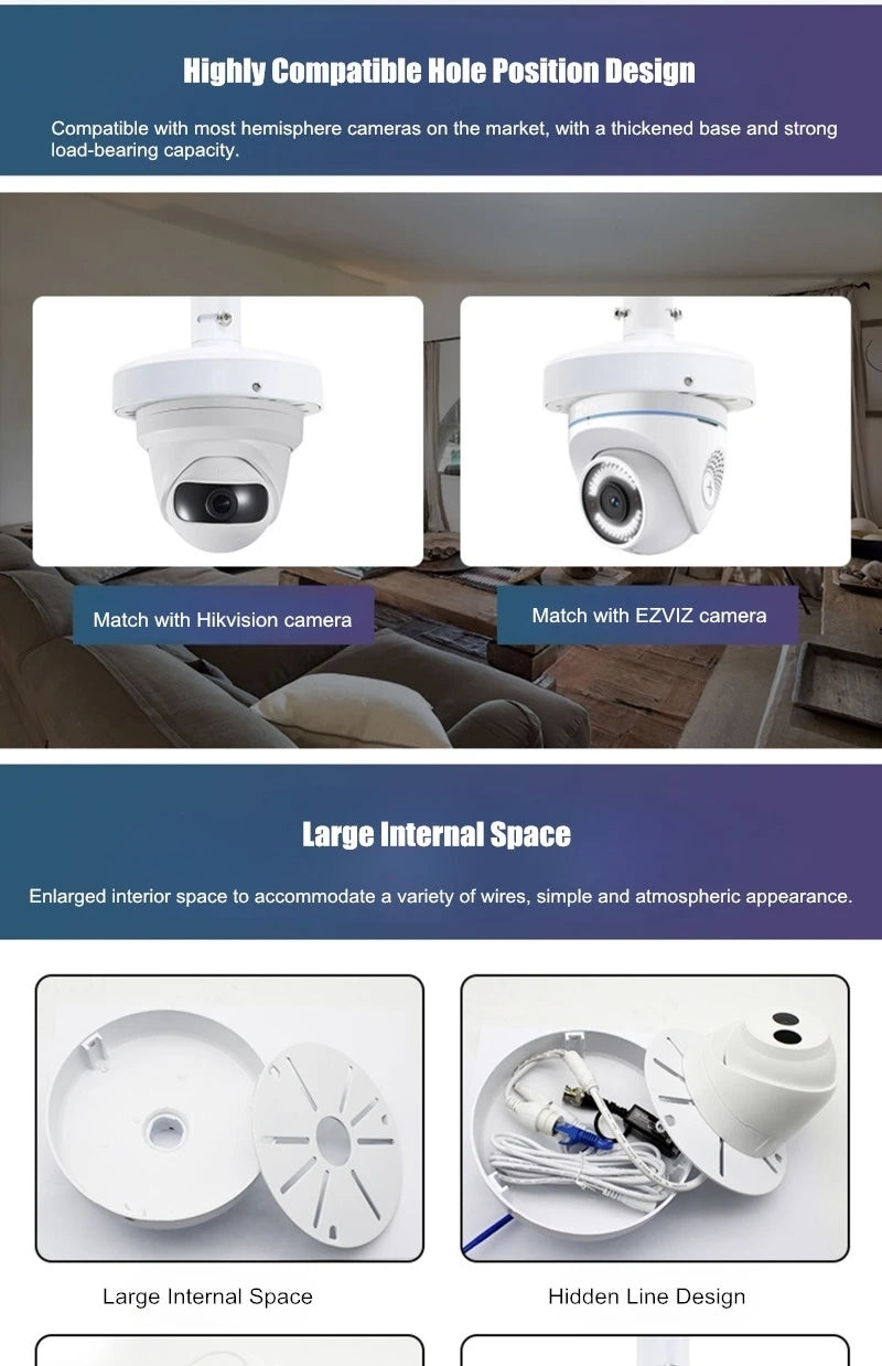 Load image into Gallery viewer, Universal Retractable Extension Aluminium CCTV Dome Camera Wall or Ceiling Mount Bracket Holder - Polar Tech Australia
