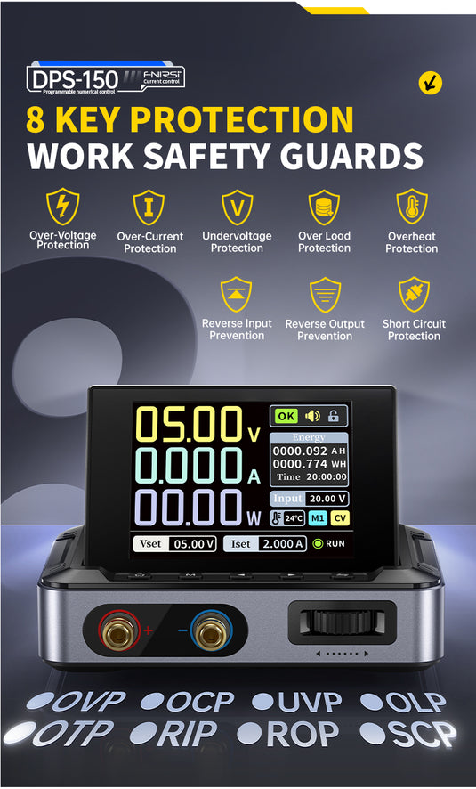 [DPS150] FNIRSI Portable Laboratory DC Power Supply 30V 5A 150W