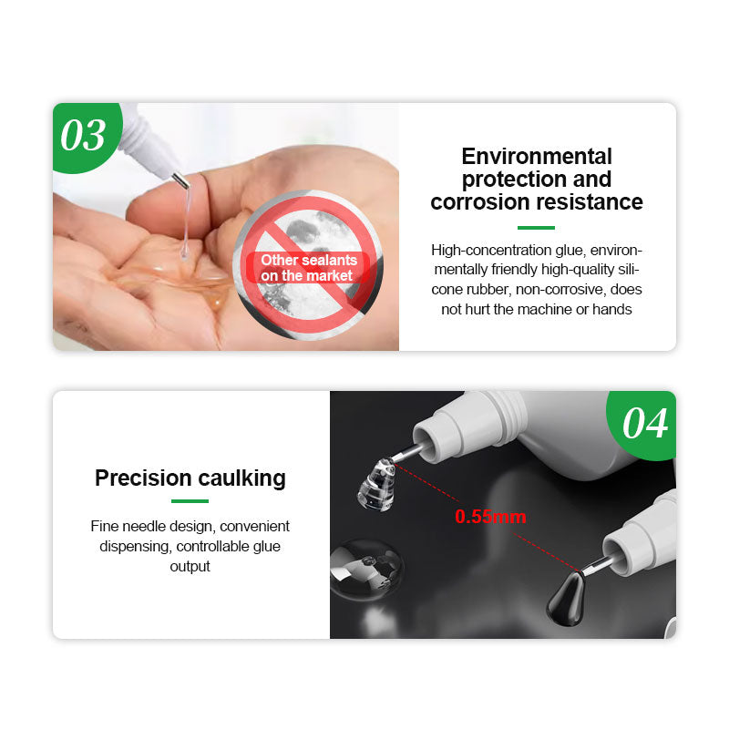 Chargez l&#39;image dans la visionneuse de la galerie, [RL-035C] [Black] RELIFE Mobile Phone Frame Caulking Glue For Elastic Bonding Cracked Back Housing Screen Light Leakage Repair Adhesive
