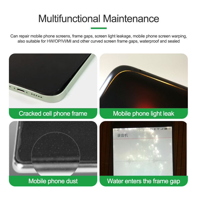Chargez l&#39;image dans la visionneuse de la galerie, [RL-035C] [Black] RELIFE Mobile Phone Frame Caulking Glue For Elastic Bonding Cracked Back Housing Screen Light Leakage Repair Adhesive
