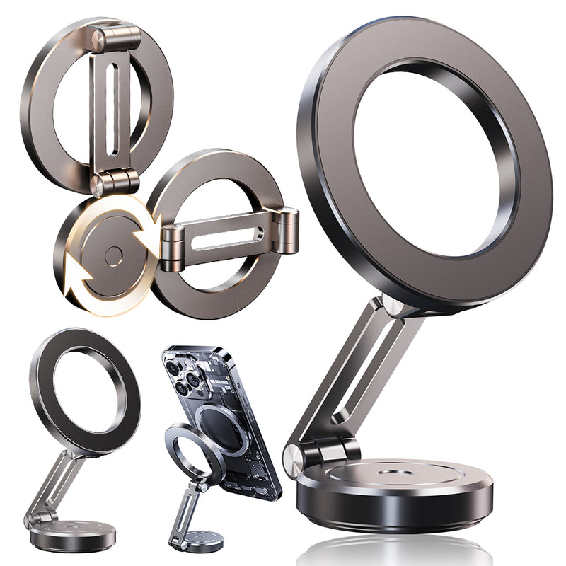 Load image into Gallery viewer, Hands Free Car Holder 360° Rotation Adjustable for Car Dashboard Folding Strong Magnets - Polar Tech Australia
