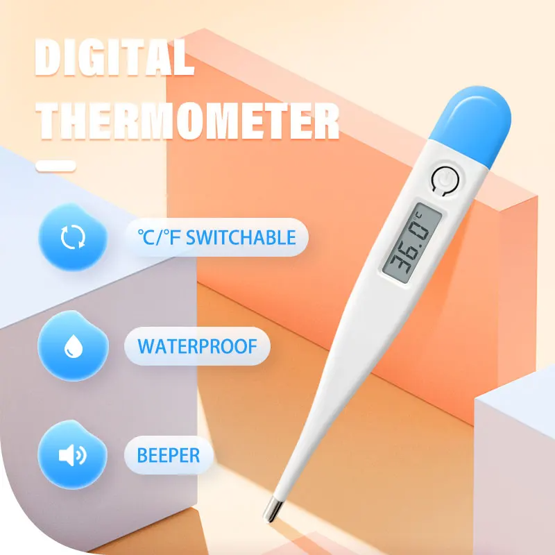 Load image into Gallery viewer, [Thermometer] Baby Thermometers Pulse Oximeter Finger Digital Thermometer Accurate Oral Armpit Temperature Reading Fever Alert Termometer - Polar Tech Australia
