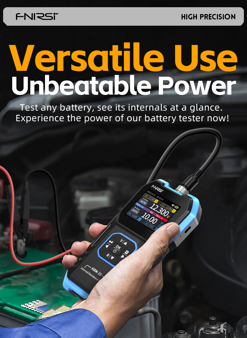 Chargez l&#39;image dans la visionneuse de la galerie, [HRM-10] FNIRSI Battery Voltage Internal Resistance Tester 18650 High-precision AC Acid Lithium Lead Car Battery Capacitor Tester - Polar Tech Australia
