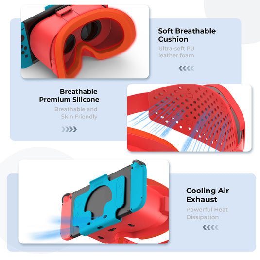 Switch 3D VR Glasses for Nintendo Game Console - Polar Tech Australia