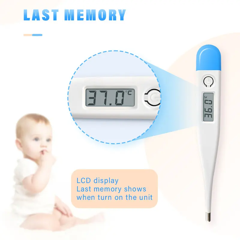 Load image into Gallery viewer, [Thermometer] Baby Thermometers Pulse Oximeter Finger Digital Thermometer Accurate Oral Armpit Temperature Reading Fever Alert Termometer - Polar Tech Australia
