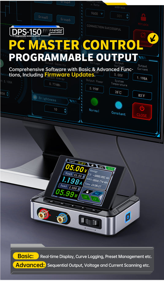 [DPS150] FNIRSI Portable Laboratory DC Power Supply 30V 5A 150W