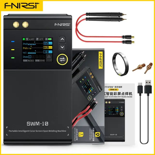 Load image into Gallery viewer, [SWM-10] FNIRSI Portable Battery Spot Welder DIY Mini Welding Machine 18650 Battery Pack Welding Tool 5000mah Weldable 0.25mm - Polar Tech Australia
