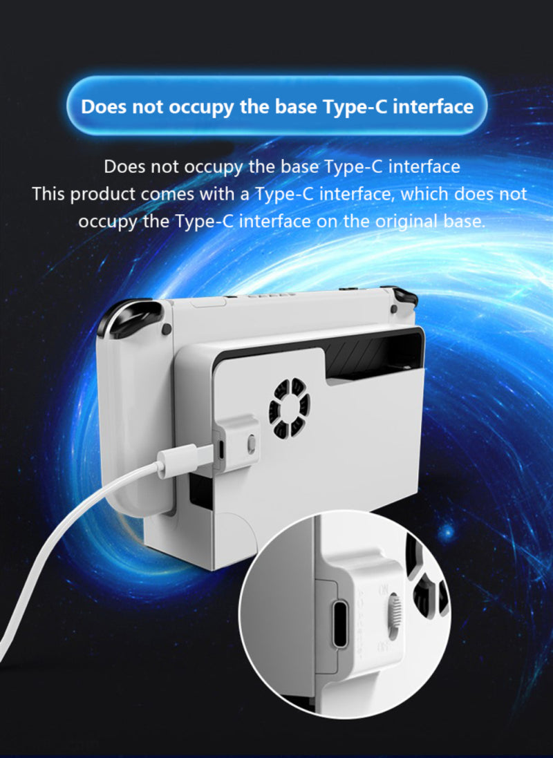 Load image into Gallery viewer, Nintendo Switch OLED TV Dock Cooling Fan - Polar Tech Australia
