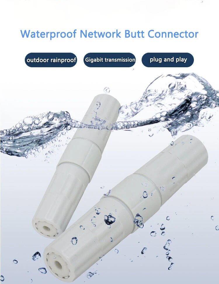 Load image into Gallery viewer, Waterproof Heavy Duty RJ45 Ethernet Cable Extender Jonit Connects CCTV Camera - Polar Tech Australia
