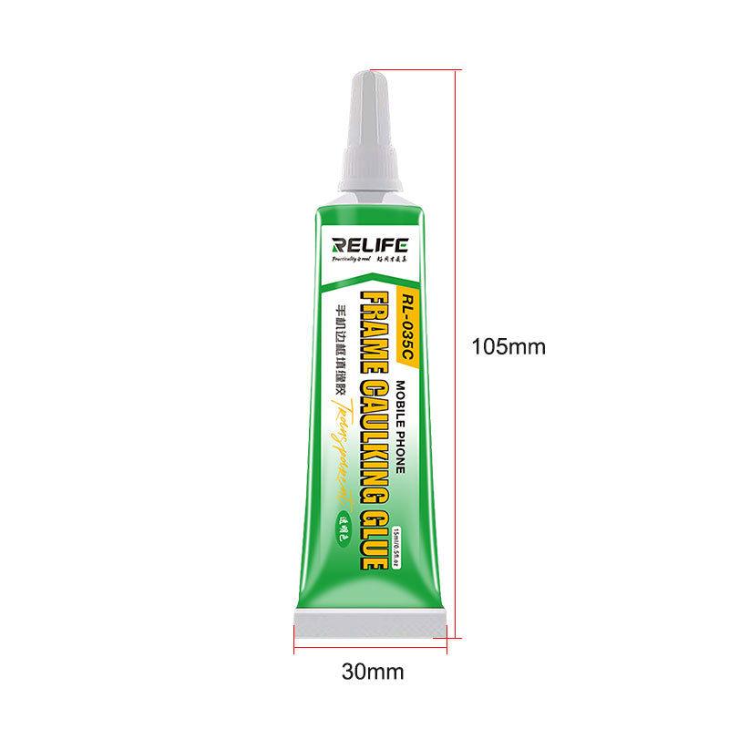 Chargez l&#39;image dans la visionneuse de la galerie, [RL-035C] [Black] RELIFE Mobile Phone Frame Caulking Glue For Elastic Bonding Cracked Back Housing Screen Light Leakage Repair Adhesive

