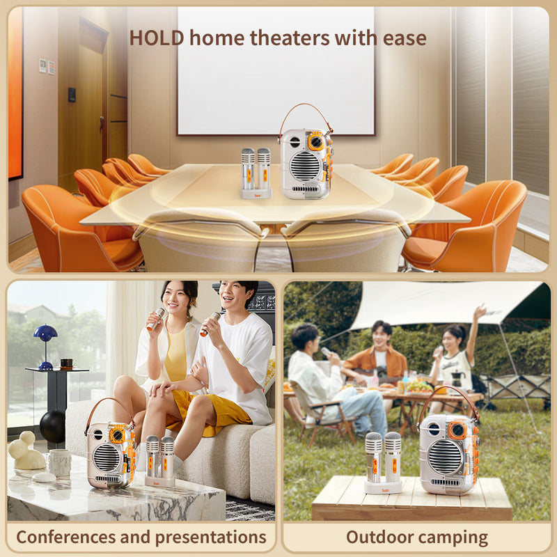 Cargue la imagen en el visor de la galería, Divoom Spark-Pro Bluetooth Portable Speaker Karaoke Speaker Perfect Gift
