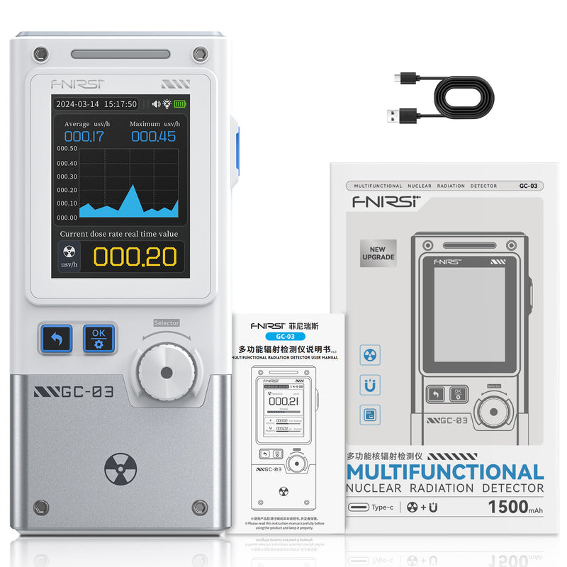 Cargue la imagen en el visor de la galería, [GC-03] FNIRSI Multifunctional Radiation Detector
