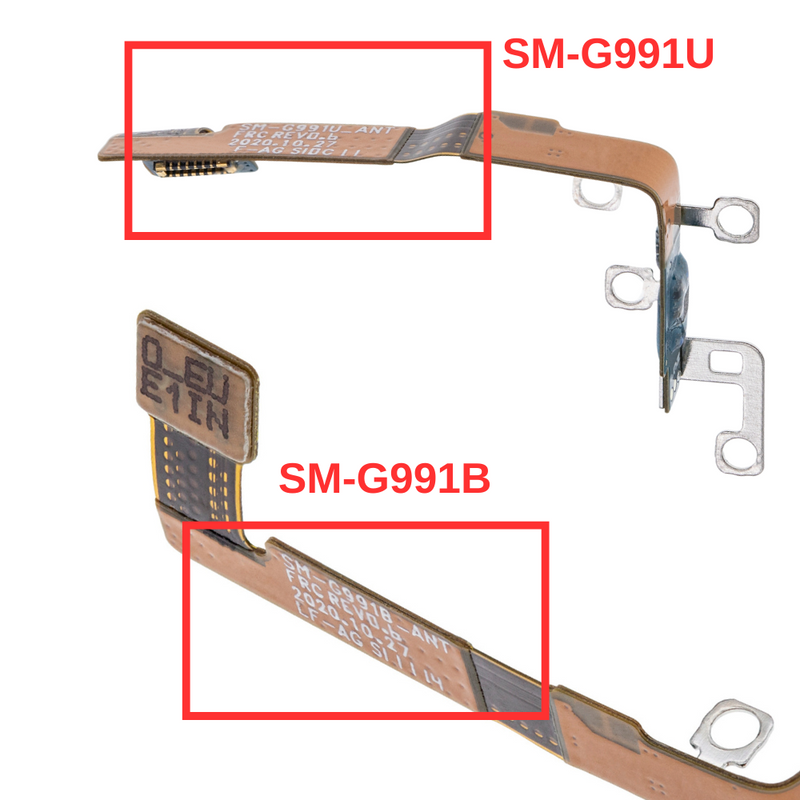 Chargez l&#39;image dans la visionneuse de la galerie, [Upper right corner] Samsung Galaxy S21 5G (SM-G991B) - Signal Antenna Connector Flex Cable - Polar Tech Australia
