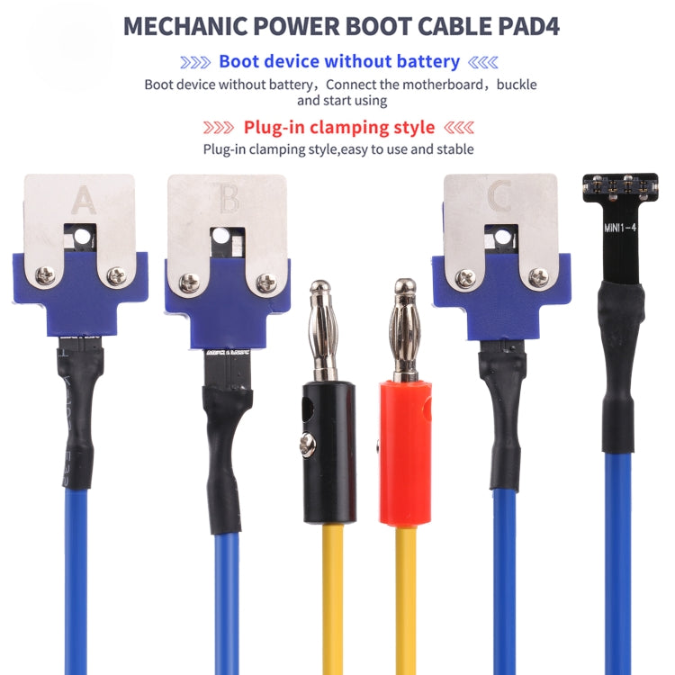Cargue la imagen en el visor de la galería, Mechanic PAD4 DC Power Supply Test Cable For iPad Series - Polar Tech Australia
