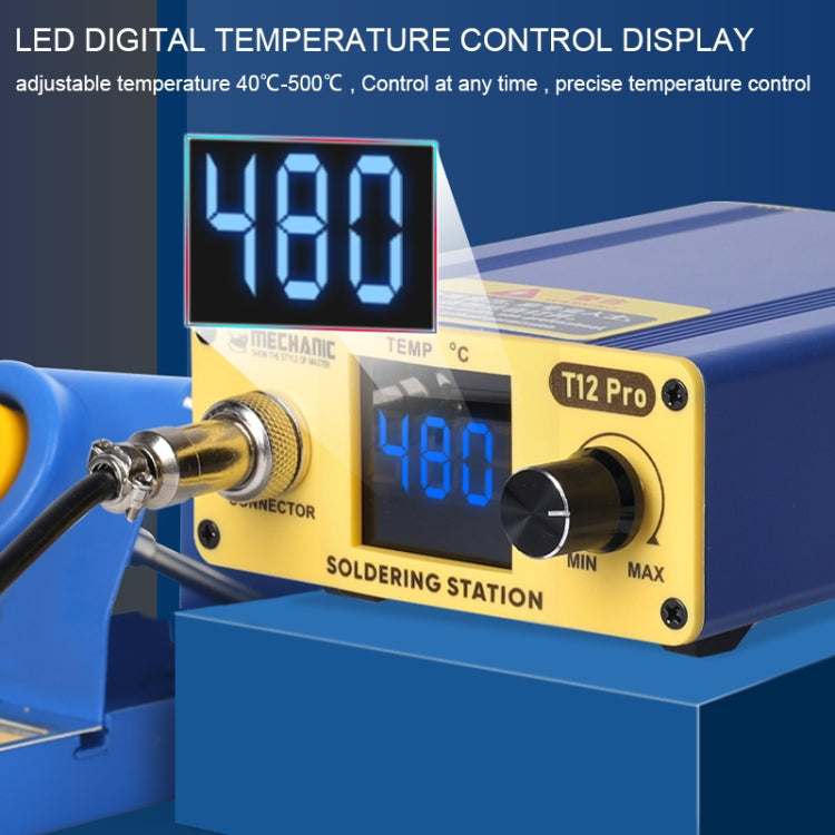 Cargue la imagen en el visor de la galería, Mechanic T12 Pro Intelligent Anti-static Digital Heating Solder Station - Polar Tech Australia
