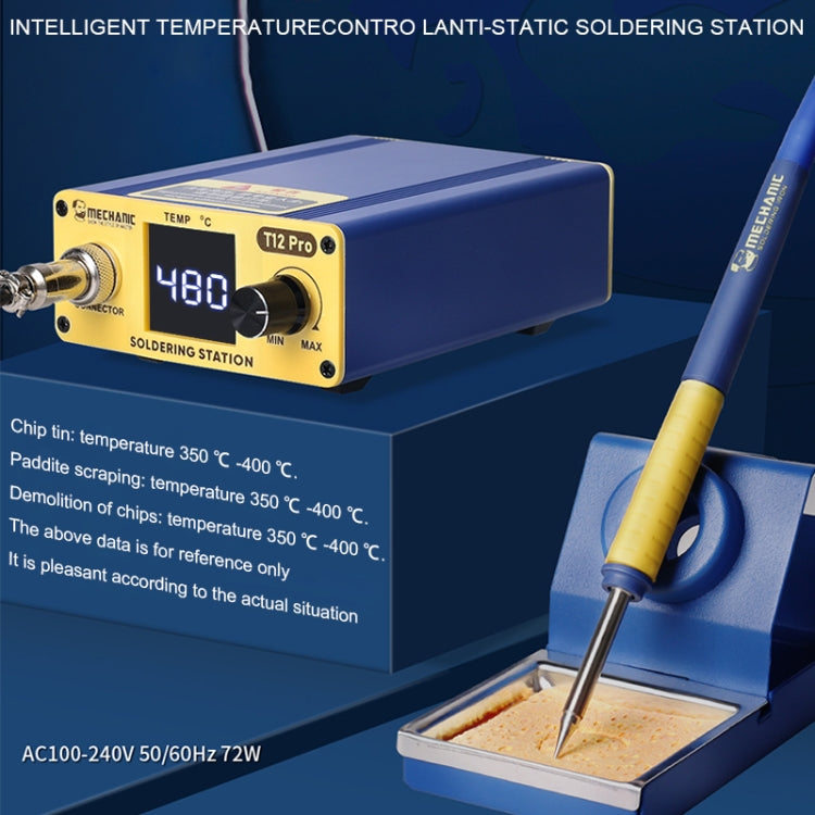 Cargue la imagen en el visor de la galería, Mechanic T12 Pro Intelligent Anti-static Digital Heating Solder Station - Polar Tech Australia
