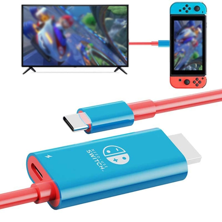 Cargue la imagen en el visor de la galería, ENKAY ENK-CB136 2 Meters Type-C to HDMI Conversion Cable for Switch 4K HD Projection TV - Polar Tech Australia
