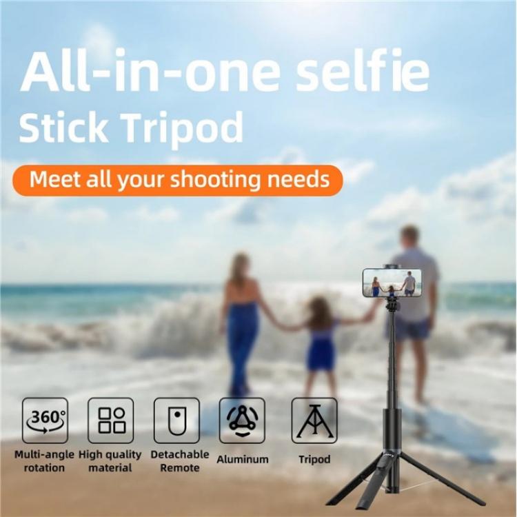 Chargez l&#39;image dans la visionneuse de la galerie, JMARY KT-259 360 Degree Rotating Phone Clip Retractable Selfie Stick Tripod - Polar Tech Australia
