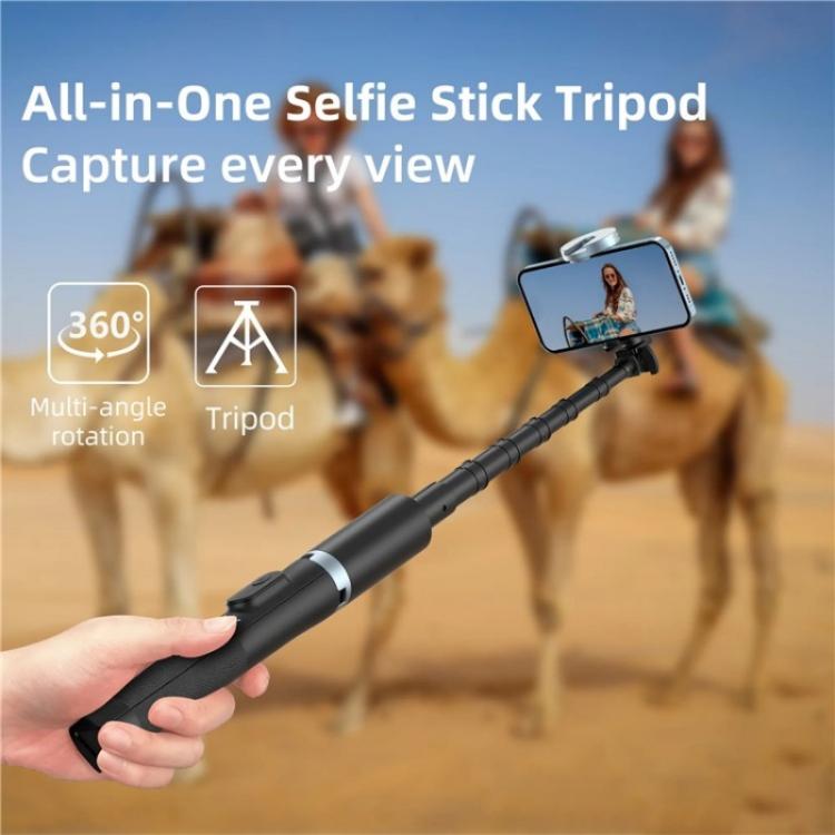 Chargez l&#39;image dans la visionneuse de la galerie, JMARY KT-259 360 Degree Rotating Phone Clip Retractable Selfie Stick Tripod - Polar Tech Australia
