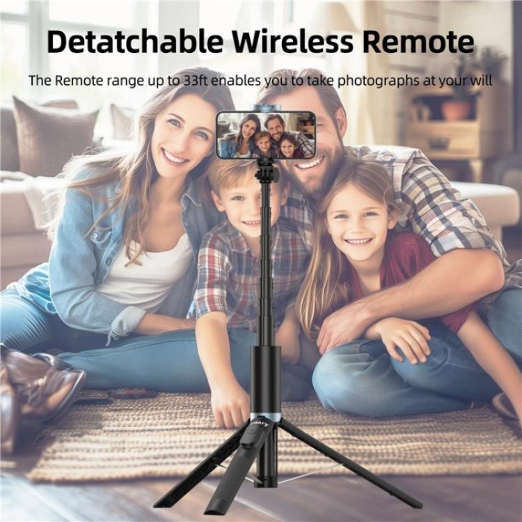 Chargez l&#39;image dans la visionneuse de la galerie, JMARY KT-259 360 Degree Rotating Phone Clip Retractable Selfie Stick Tripod - Polar Tech Australia
