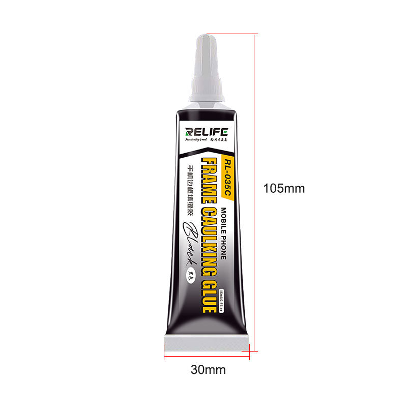 Chargez l&#39;image dans la visionneuse de la galerie, [RL-035C] [Black] RELIFE Mobile Phone Frame Caulking Glue For Elastic Bonding Cracked Back Housing Screen Light Leakage Repair Adhesive
