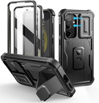[Camera Cover & Screen Protector & Kickstand] Samsung Galaxy S24/PE/Plus/Ultra - Shockproof Rugged Case Full-Body Bumper Protective Heavy Duty Case - Polar Tech Australia