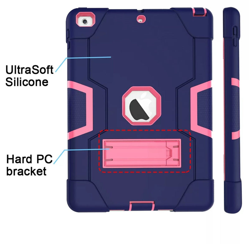 Cargue la imagen en el visor de la galería, Apple iPad 2/3/4 Defender Heavy Duty Drop Proof Rugged Protective Stand Case - Polar Tech Australia
