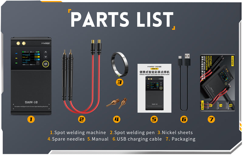 Load image into Gallery viewer, [SWM-10] FNIRSI Portable Battery Spot Welder DIY Mini Welding Machine 18650 Battery Pack Welding Tool 5000mah Weldable 0.25mm - Polar Tech Australia
