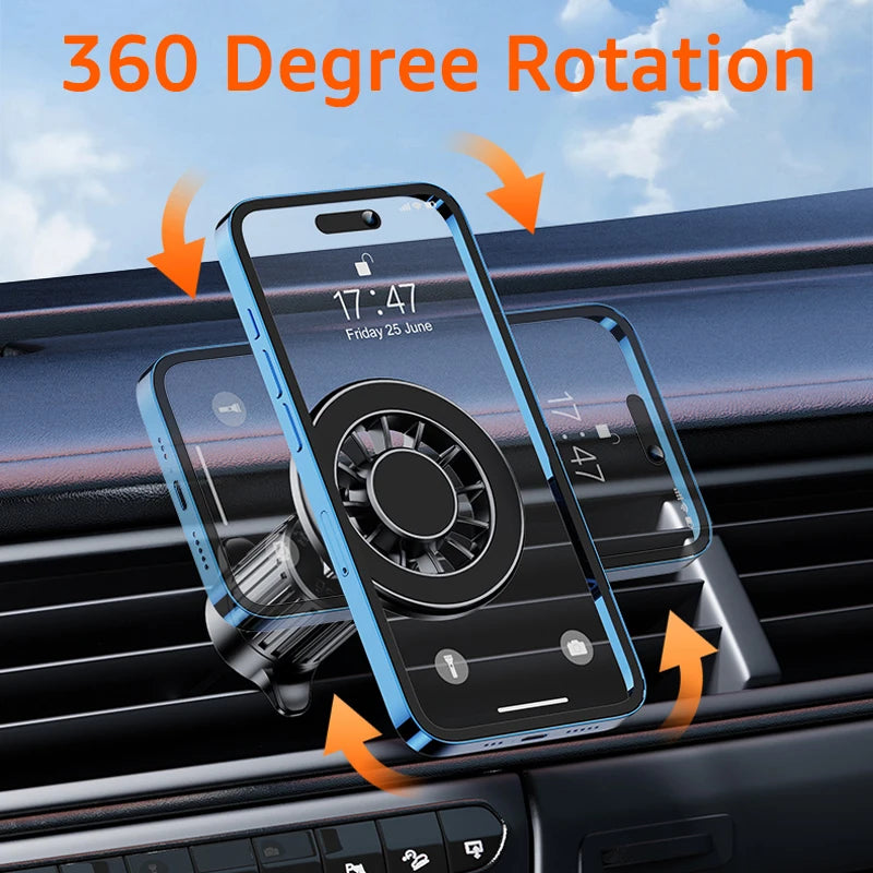 Load image into Gallery viewer, [YC19] Universal MagSafe Compatible Aircon Vent Flow Magnet Phone Holder - Polar Tech Australia
