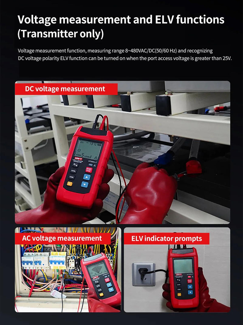 Load image into Gallery viewer, [UT25CL] UNI-T Handheld Cable Locator NCV Non-contact Electrical Test Electrical Safety Detector Trace Underground Cable Paths - Polar Tech Australia
