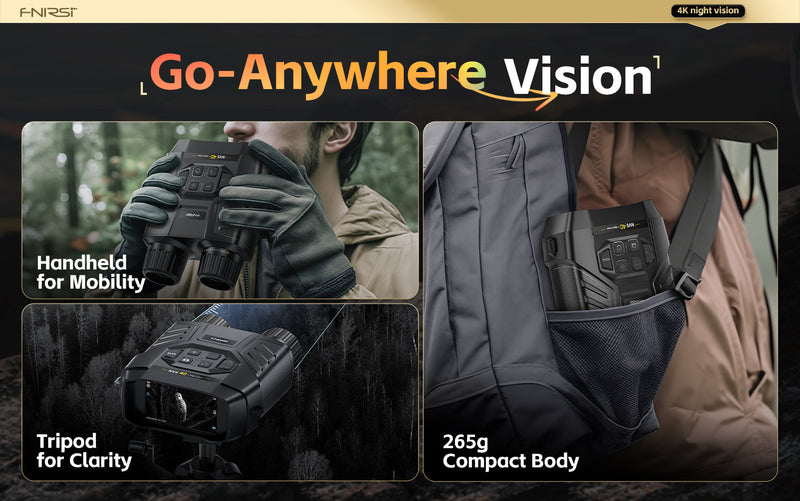 Cargue la imagen en el visor de la galería, [NVS-40] FNIRSI 4K Digital Night Vision Device Night Vision Binoculars - Polar Tech Australia
