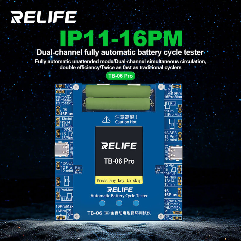 Cargue la imagen en el visor de la galería, [TB-06 Pro] RELIFE Dual-Channel Automatic Battery Cycle Tester - Polar Tech Australia
