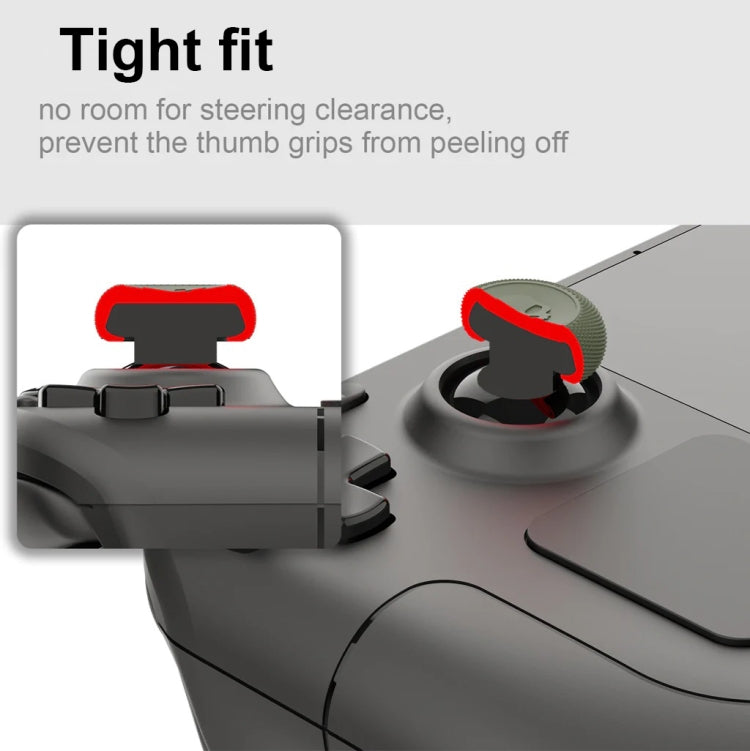 Chargez l&#39;image dans la visionneuse de la galerie, For Steam Deck Game Console Joystick Cap Set Anti-skid Combination Button Cap (Black) - Polar Tech Australia
