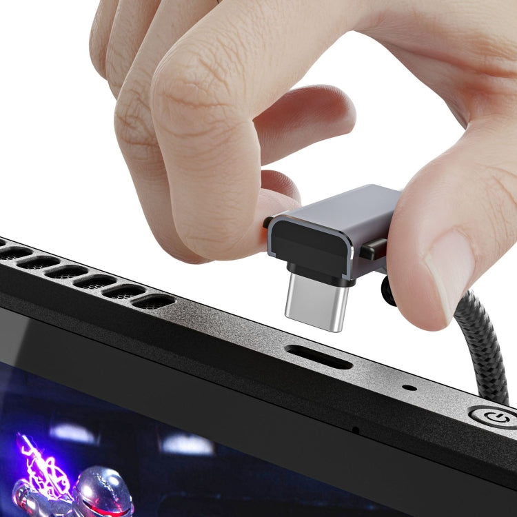 Chargez l&#39;image dans la visionneuse de la galerie, For Steam Deck HDMI+RJ45+2 USB 3.0 +USB-C/Type-C 3.0+USB-C PD 100W 6-In-1 Base Docking Station Bracket - Polar Tech Australia
