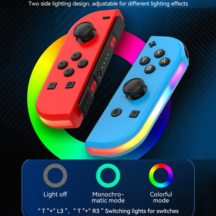 Load image into Gallery viewer, JOY-02 Gaming Left And Right Handle With RGB Lights Body Feel Bluetooth Gamepad For Switch / Switch OLED / Switch Pro / Switch Lite / Switch Joycon - Polar Tech Australia
