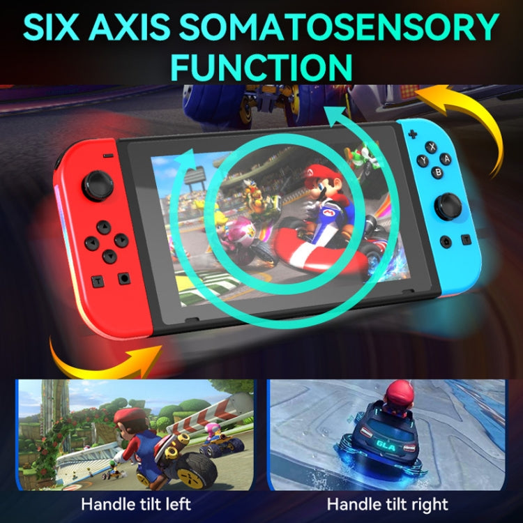 Load image into Gallery viewer, JOY-02 Gaming Left And Right Handle With RGB Lights Body Feel Bluetooth Gamepad For Switch / Switch OLED / Switch Pro / Switch Lite / Switch Joycon - Polar Tech Australia

