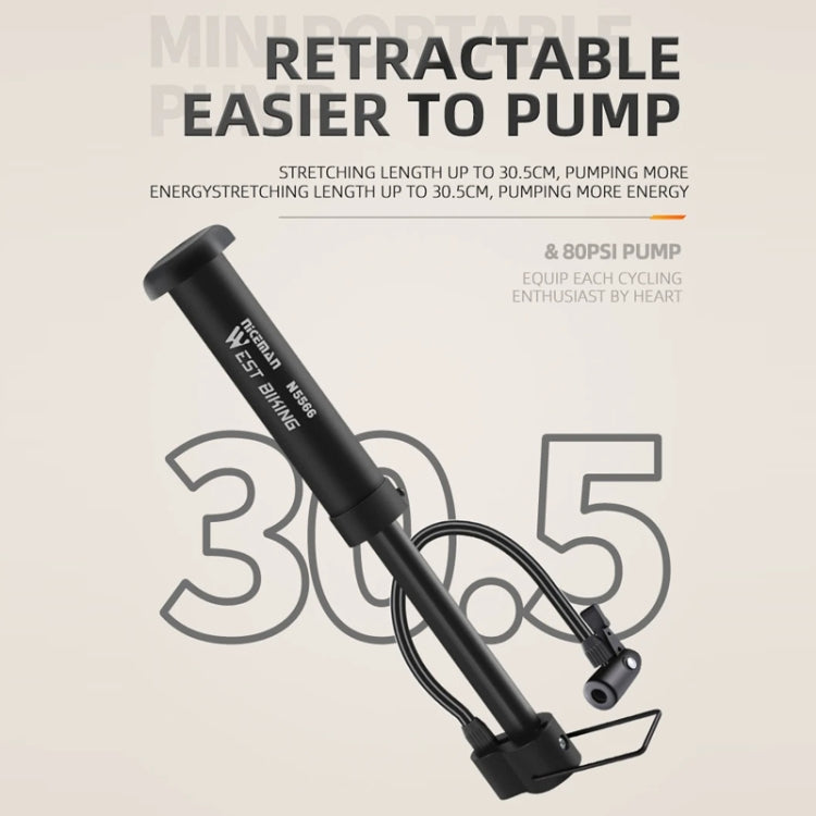 Load image into Gallery viewer, WEST BIKING Mini Bicycle Pump Cycling Equipment - Polar Tech Australia
