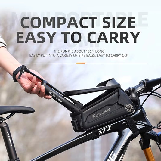 WEST BIKING Mini Bicycle Pump Cycling Equipment - Polar Tech Australia